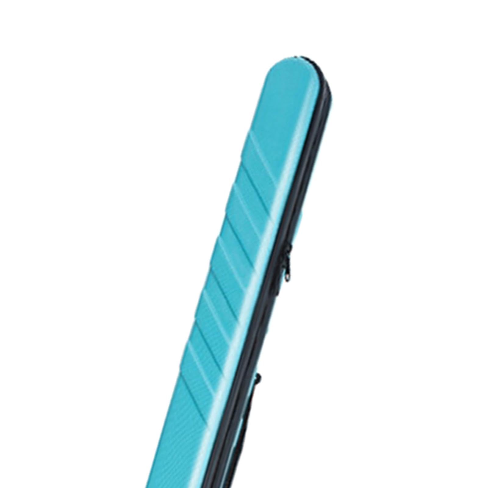 Étui Rigide pour Canne à Pêche, Matériau de Protection Imperméable, Portable et avec Sangles Réglables, Fermeture Sécurisée et Compartiments,