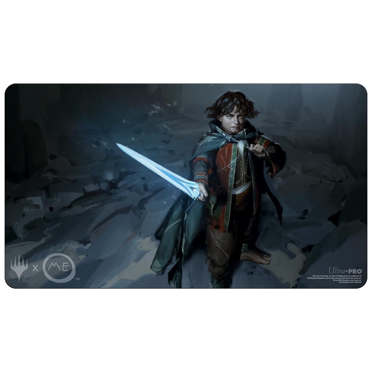 Ultra PRO,El Señor de los Anillos: Cuentos de la Tierra Media Características: Frodo for Magic: The Gathering protege cartas durante el juego, uso como alfombrilla de mouse y alfombrilla de escritorio