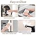 HOPEPIG 4 PCS Refrigerator Door Handle Covers, Non-Slip Fridge Door Handle Covers, Kitchen Appliance Decor Handles for Anti-Skid & Anti-Static, Microwave Oven Stove Dishwasher Handle Protector, Beige
