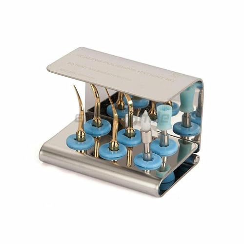 Miniatura 2 de Titular ultrasónico dental de la punta del escalador piezoeléctrico con el soporte del bloque de la cubierta 6H caben el EMS NSK Handpiece