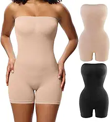 Cinta Body Macaquinho Modelador Sem Alça Discreto Não Marca