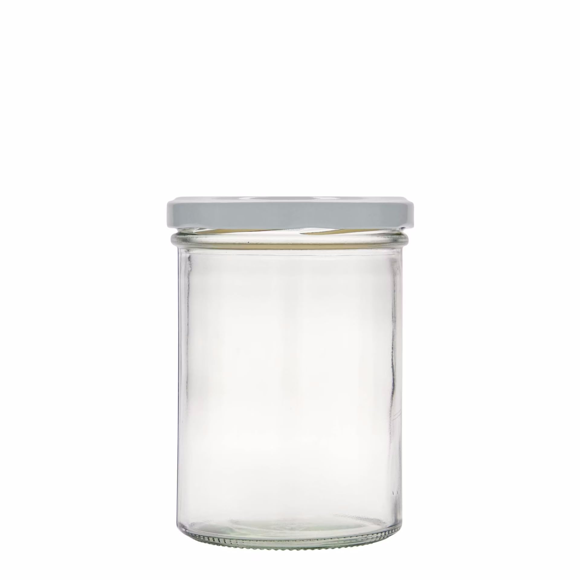 84 Sturzgläser 435 ml Marmeladenglas Einmachglas Einweckglas TO 82 mit weißem Deckel, ideal für Marmelade, Konfitüre, Gelee, Suppe oder Meal Prep, backofenfest | Made in Germany