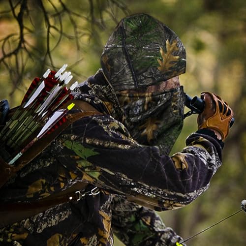 Pzuryhg Camouflage Headwear Masque, Outdoor Windproof Hood, Cold Weather Masque, Hunting Windproof Masque, Hiking Face Cover, Full Face Hood, Outdoor Camouflage Masques, Lightweight Hunting Gear - Image 7