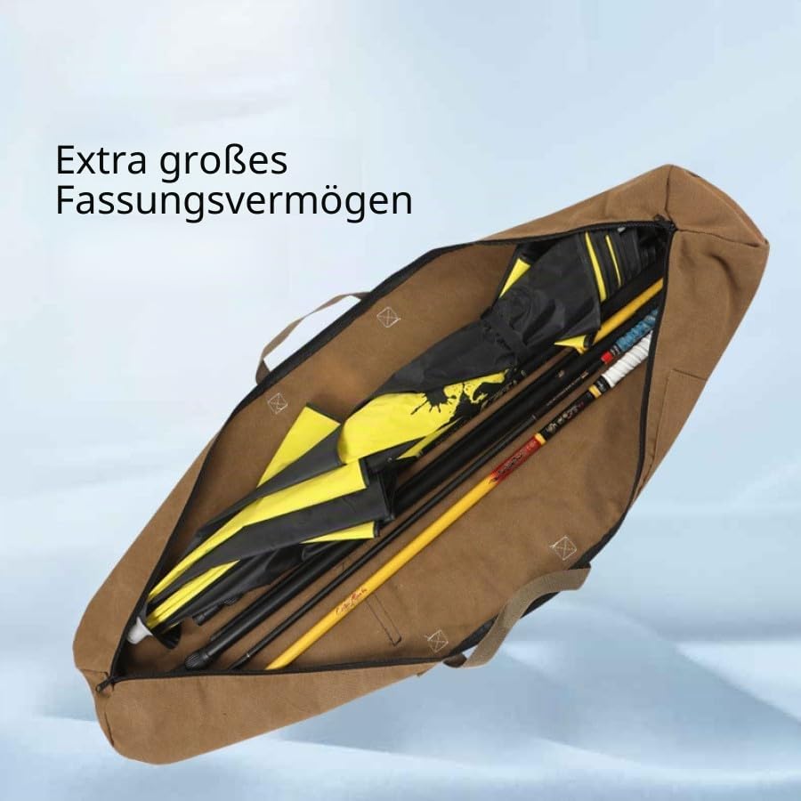 Fishing Angeltasche Rutentasche,tragbar Angelruten-Tasche, Angelruten-Schutztasche,Rutenfutteral Angelkoffer Angelrutentaschen Mit Reißverschluss – Bild 3