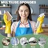 Aheroi Natural Dish Sponge, 18 Count FSC Certified Plant-Based Biodegradable Kitchen Sponges for Dishes, Compostable Eco Friendly Sponges, Organic Cleaning Sponge Dish Scrubber Products for Household #5