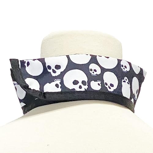 Miniatura 3 de Escudo tiroideo SS1B suave sin plomo - Sin plomo vital 0.020 in - Cierre de velcro - Fabricado en Estados Unidos (talla única, calavera)