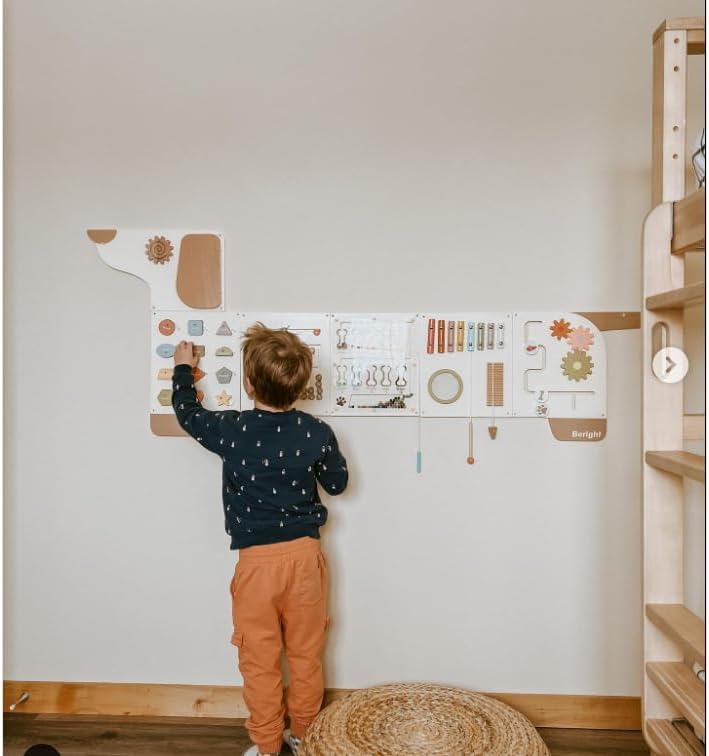 Miniatura 3 de Beright Paneles de pared para actividades para perros, juguetes sensoriales Montessori, centro de actividades de aprendizaje para niños, perfecto