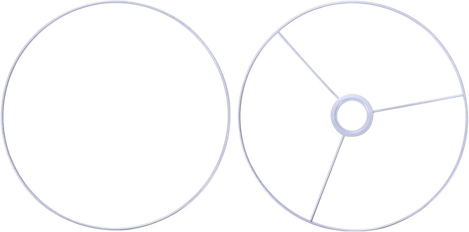 KUMGROT Lamp Shade Ring Set Lamp Shade Adapter Ring Strong Iron Ring