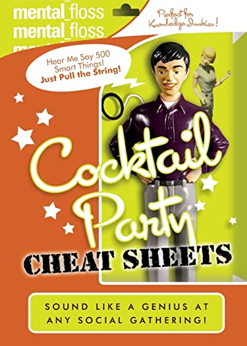 Mental Floss: Cocktail Party Cheat Sheets Mental Floss: Cocktail Party Cheat Sheets