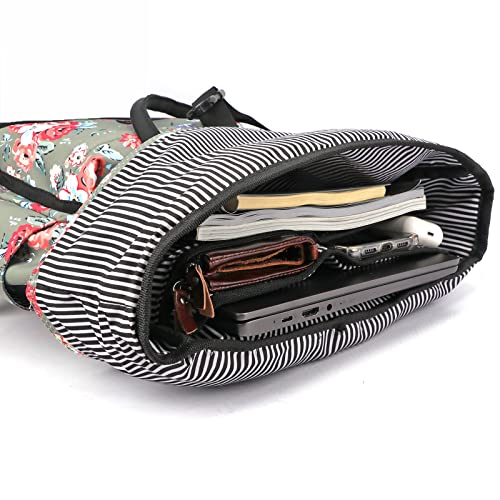 Tourbon Nylon Roll-Top Clip-On Bike Panniers Women's Shoulder Tote Bag (Grey) #TOP4