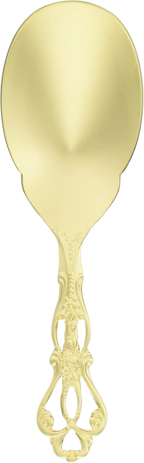 Nagao Lacell Tea Caddy Spoon 4.5 inches (11.5 cm) Gold Plated Made in Japan