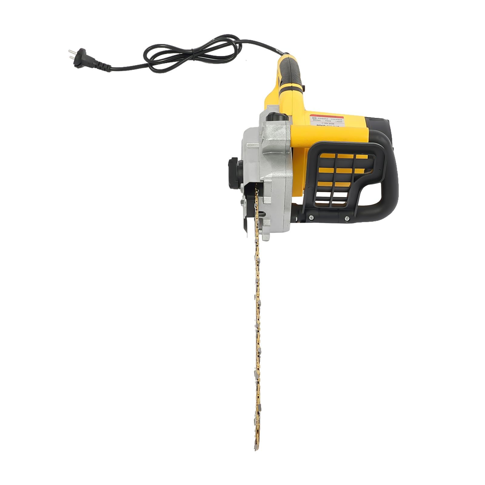 Elektryczna piła łańcuchowa 2000 W, przewodowa elektryczna piła łańcuchowa, piła do gałęzi 220 V, 800 obr./min, średnica cięcia 40 cm, płytka prowadząca i łańcuch, do narzędzi ogrodowych, cięcia