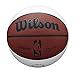 WILSON NBA Autograph Basketball - White/Brown, Size 7-29.5