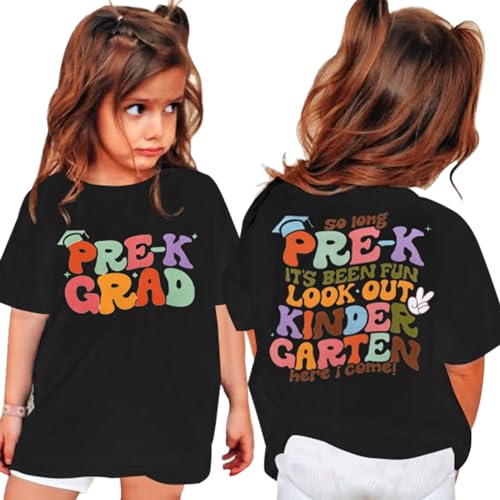 Image of Pre-K Graduation Shirt: Toddler Girls Boys Last Day of School T-Shirt Kids 2026 Preschool Graduation Gift Tops