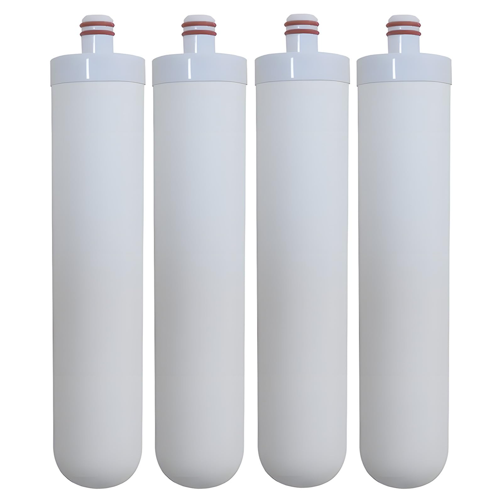 Filtres à eau en céramique rechange 10 pouces, cartouches à bougie lavables, lot 4, pour filtre de comptoir cuisine à 4 étapes, filtre à eau remplacement pour évier