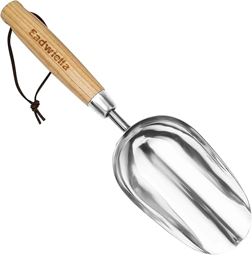 Paleta de tierra para jardín, herramienta de jardín, pala de mano para plantar, jardinería, compostaje, maceta, trasplante, alimentadores de