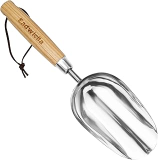 Sponsored Ad - Soil Scoop Garden Trowel Compost Scoop 13 inch Metal Scoop Shovel for Garden Planting Potting Open Dig Comp...