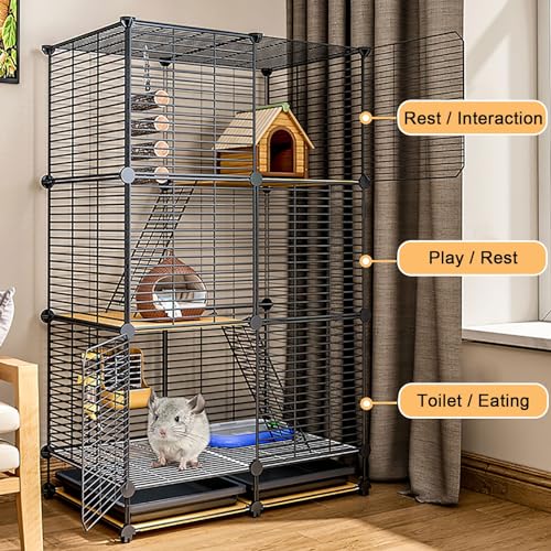 Cage d'intérieur pour chat et petits animaux : parc modulable DIY
