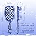 UNbrush Mini Holiday Hair Brush for Pain-Free Brushing On All Wet/Dry Hair Types — Mini UNbrush Detangling Brush with Durable Anti-Static Bristles, Lightweight & Vented — Christmas Hair Care Gifts