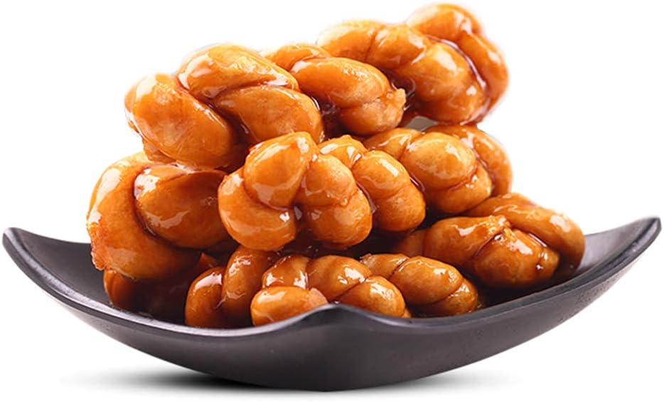 OUYANGHENGZHI Chinese Doughnuts Muscovado Sugar Flavor Mi Ma Hua 红糖麻花 500g/17.6oz