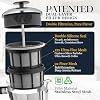 ESPRO French Press Bundle - P5 Stainless Steel French Press with 100 Count Coffee Paper Filters