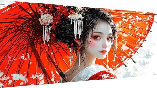 Kit Diamond Painting Parapluie XXL 80x160cm complet pour adultes débutants et enfants