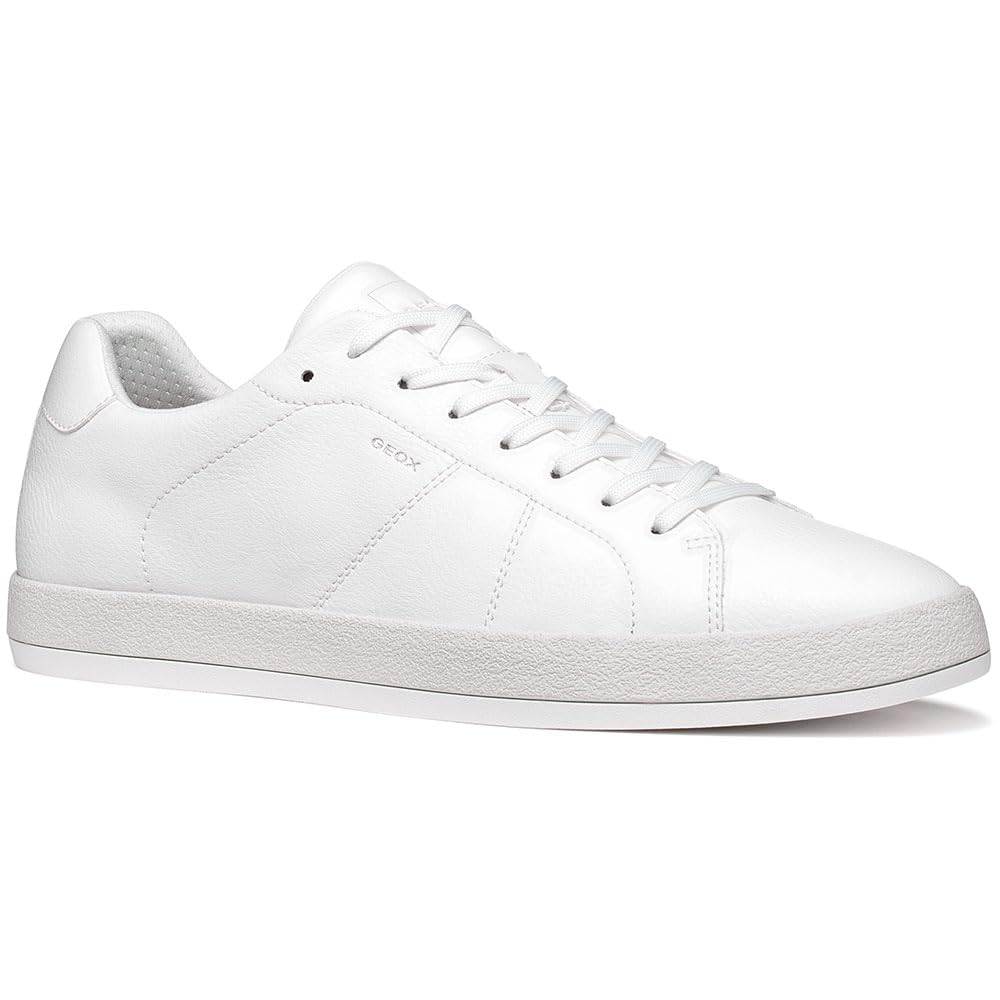 Geox Men's U Serifos C Trainers, White, 44 EU