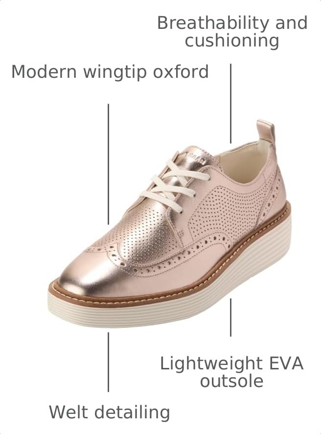 Image of Cole Haan Women's Originalgrand Platform Wingtip