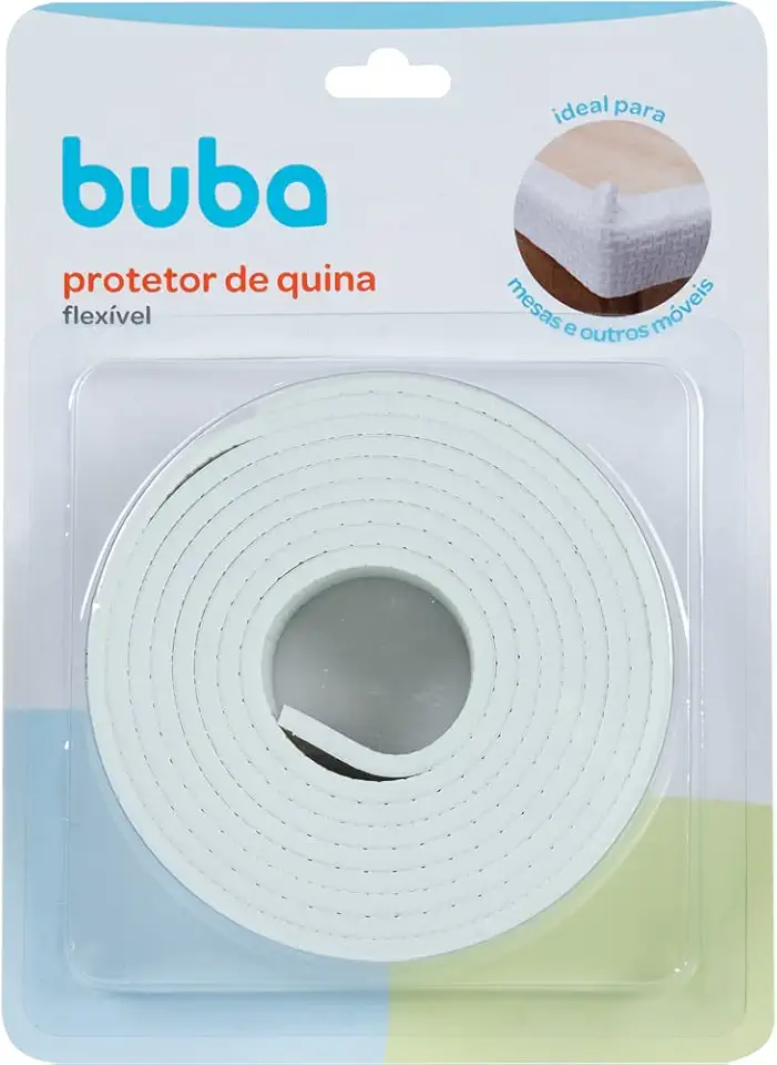 Buba Protetor De Quina E Borda - Flexível Em Rolo Branco