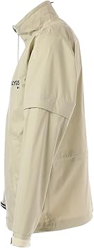 【新品】パーリーゲイツ 撥水レインジャケット ベージュ東レ素材 袖脱着フード付き 新品】パーリーゲイツ 撥水レインジャケット ベージュ東レ素材 袖脱着