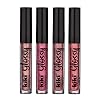 kiki LIP GLOSS SET OF 4 MUST HAVE SHIMMERING COLORS MADE IN U.S.A.