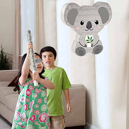Koala Birthday Party Supplies Koala Pinata Bundle With Blindfold Confetti And Bat, Safari Animal Pinata Jungle Pinata For Jungle Animal Birthday Party Decorations, 13.4 X 12.6 X 2.95 Inch #TOP6