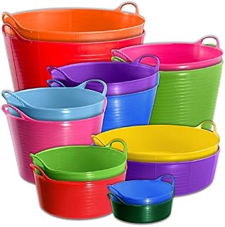 Tubtrug® Small Purple - Red Gorilla Strong Flexible Gorilla-Tub® Storage Bucket Baskets