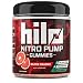 Hilo Nitro Pump Gummies - Nitric Oxide Booster with Potassium Nitrate and Beet Root Extract - Blood Orange Flavor, 60 Count