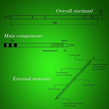 QUICKO T12 Soldering Iron Tips 10 Types Soldering Station Tool Solder Soldering Iron Tips Replacement for FX-951 Station ILS JL02 KU BL BC1 K D24 C4 BC2 B2 (10PCS)
