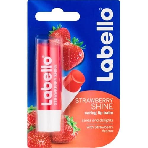 Labello fruity shine Strawberry Lip balm spf 10 by...