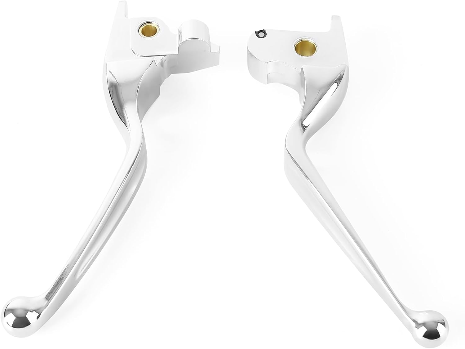 Chrome Brake and Clutch Lever Hand Levers Compatible with Harley Touring Street Glide Electra Glide 2014-2016 Road Glide 2015-2016 FLHRSE CVO Road King 2014 (Chrome)