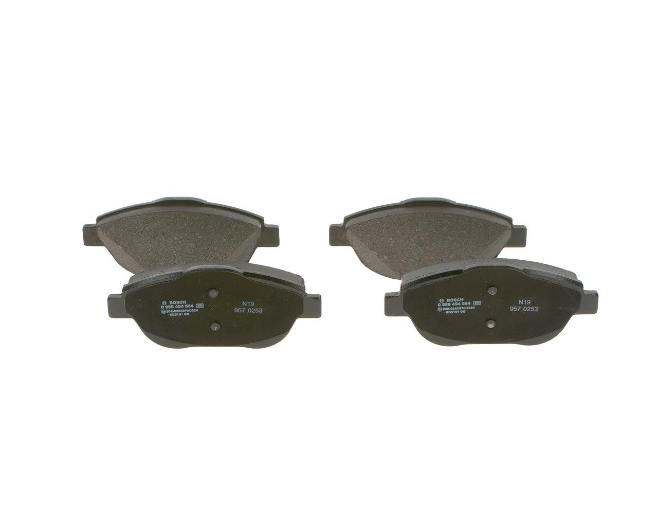 BOSCH Plaquettes de frein avant (jeu) 0986494564