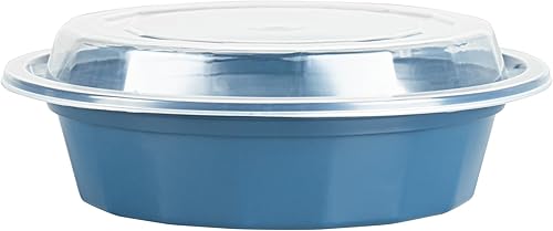 Miniatura 140 de Restaurantware Asporto - Cajas para llevar de 16 onzas, 50 recipientes de alimentos para llevar para microondas, tapas de plástico transparente Negro