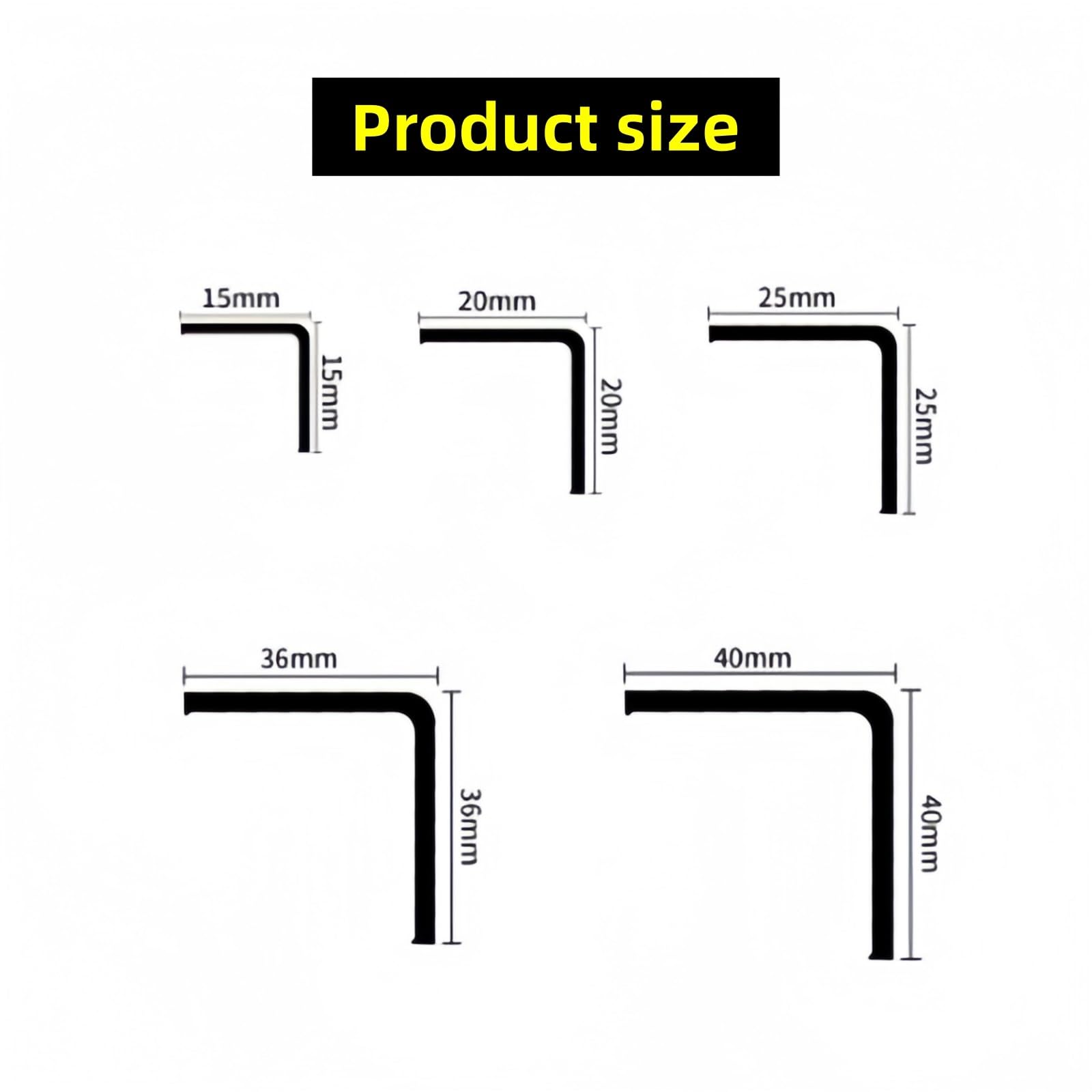 Kantenschutzprofil, PVC-Fliesenverkleidung, 100 cm, 3 Stück, Kantenschutz für Badezimmer und Küche, schützt Wände und Böden vor Beschädigungen, selbstklebend, einfach zu installieren (Stil