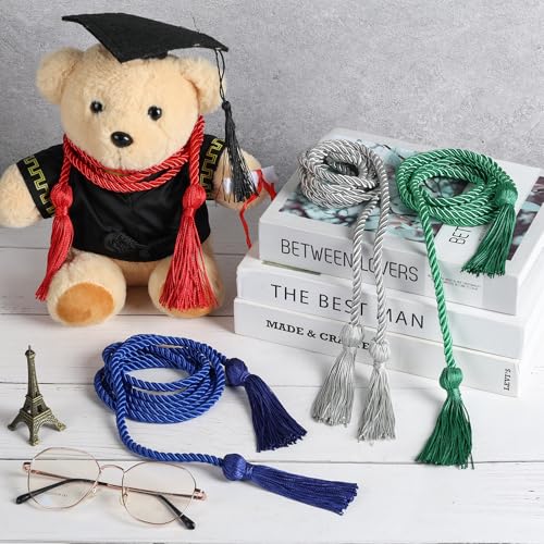 Image of Graduation Honor Cord 68 inch Grad Braided Honor Cords with Tassel Honor Rope Grad Cords for Graduation Students Bachelor Master Doctoral Gown Grad Decor (Royal Blue)