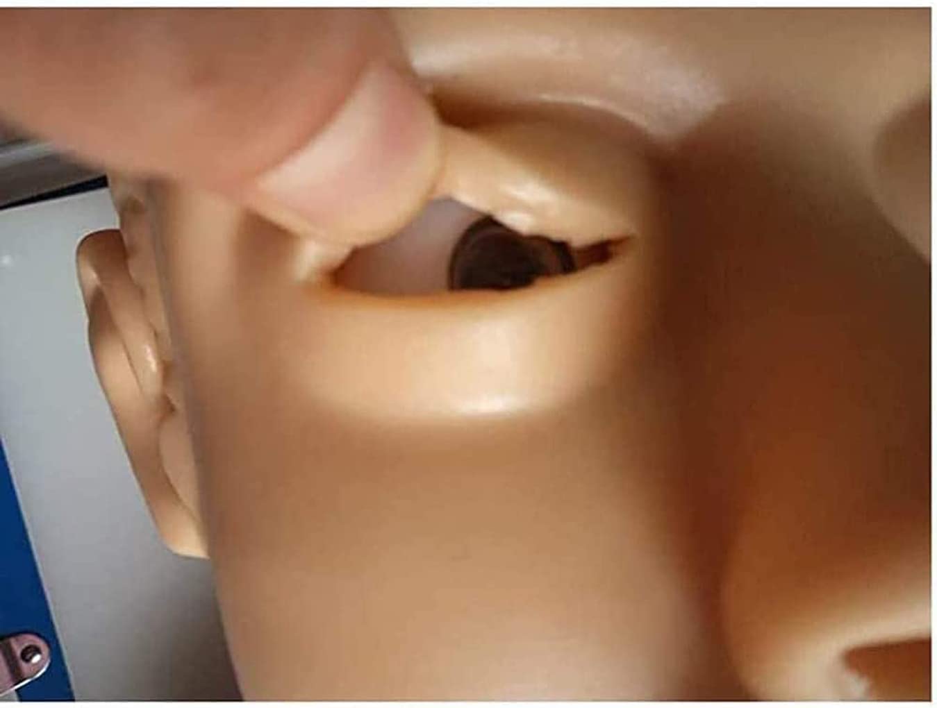 Intubation des Atemwegsmanagement Trainers 110-220V Intubation Manikin Training Simulator Airway Management Trainer Intubation Leiter Unterrichtsstudie Model Manikin