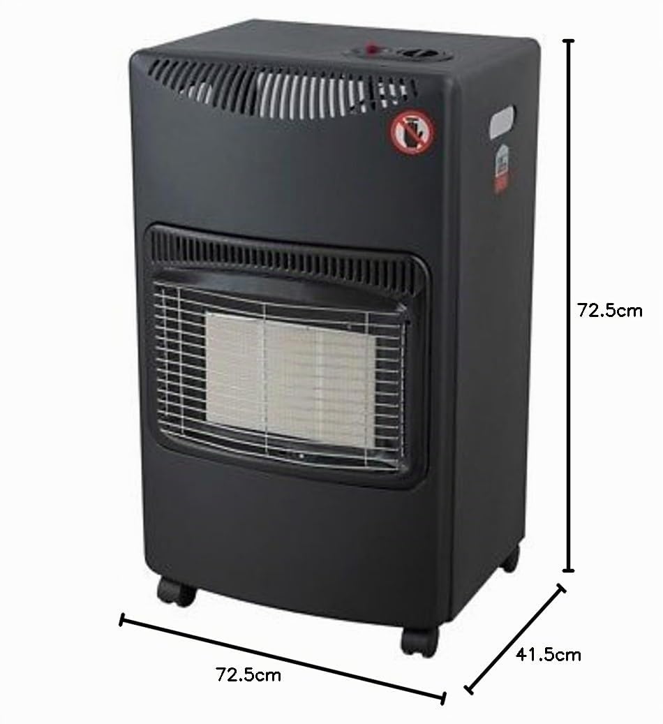 ENERGYX STUFA INFRAROSSI A GAS GPL 4100W CON ACCENSIONE PIEZOELETTRICA SISTEMA ODS