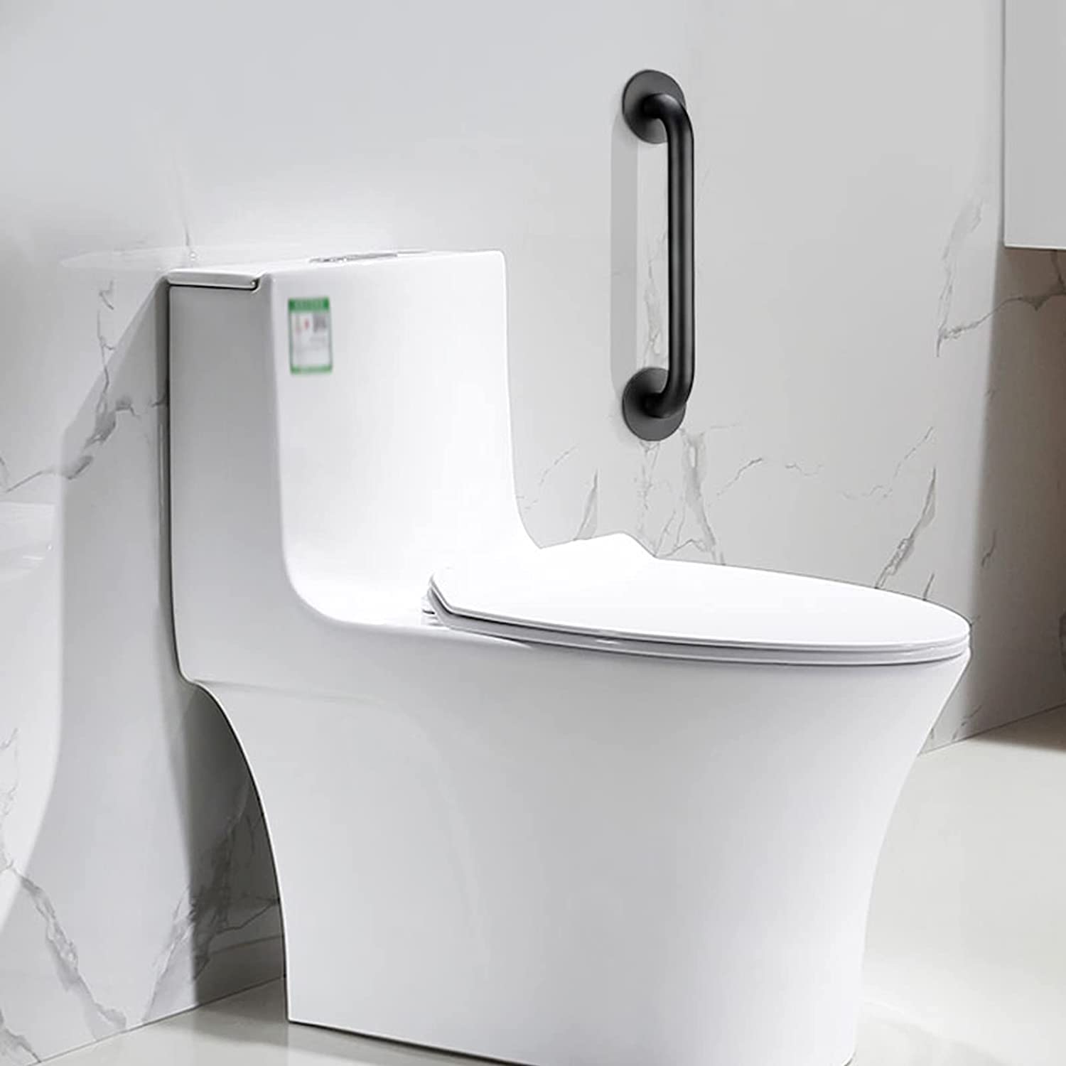 Mango antideslizante para barra de ducha, asidero de baño de acero inoxidable negro, mango de ducha para bañera, inodoro, para niños, ancianos, heridos, ayuda de seguridad para el baño, accesorio de