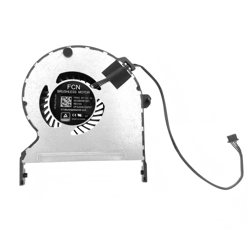 Gintai Ventilador de CPU de repuesto para HP Z2 MINI G5 L97191-001, ventilador de CPU, 12 V, 4 pines