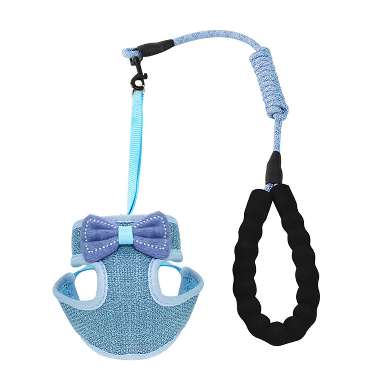 Beavorty 3 Pezzi Regolabile Gatto Bowknot Gilet Petto Cinghia Comoda Per Gatti Da 2 5-10 Kg Facile Da