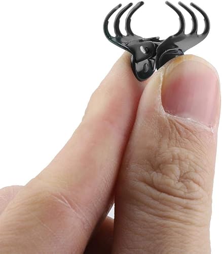 Miniatura 5 de Yosoo 100 piezas de plástico mini tallos clip de soporte, herramientas de jardín de flores, clip soporta suavemente orquídeas, fija pequeños tallos