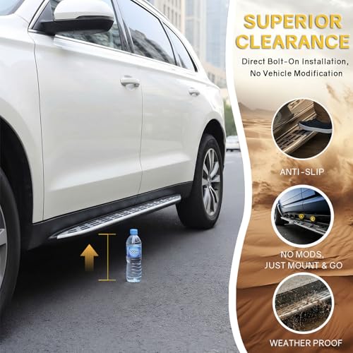 Estribos laterales para Mercedes-Benz GLE W167 2020-2026 miniatura 4