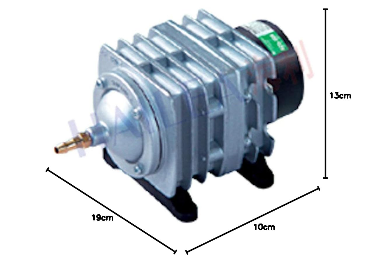 HAILEA ACO-208 Compresseur d'air aérateur Pompe a air Compresseur à piston Pompe de bassin
