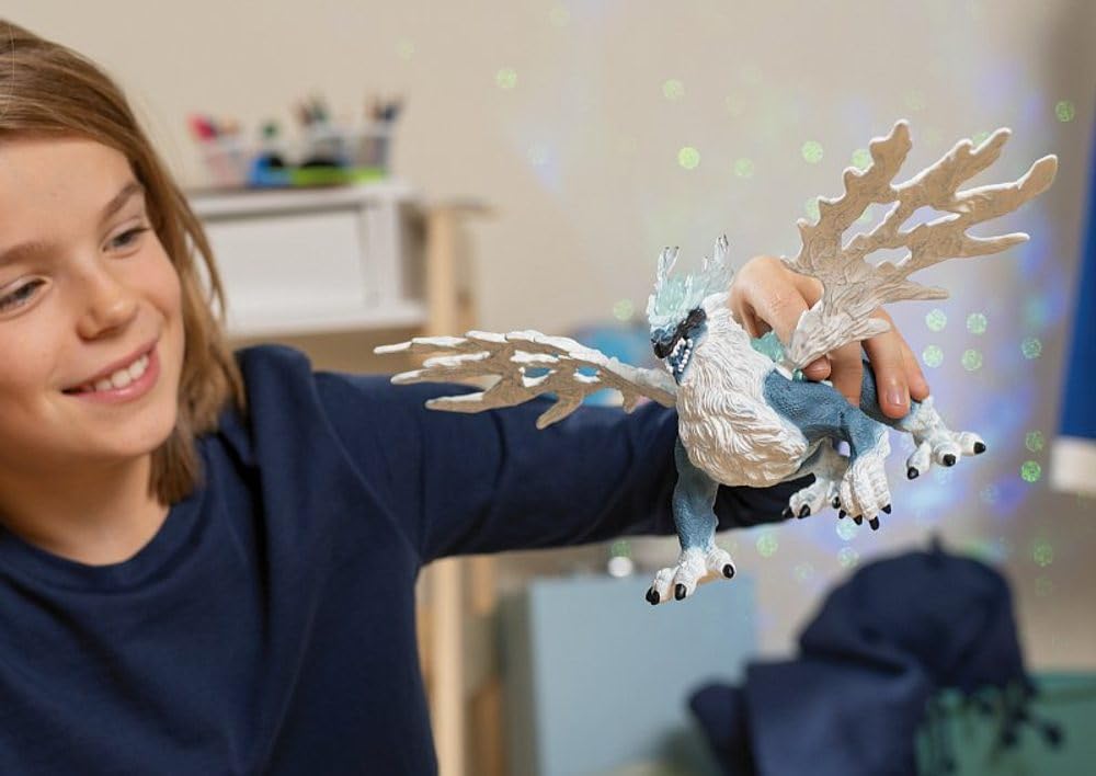 Schleich Ice Dragon Figurine - Eldrador Creatures - for Children 7 Years and Up